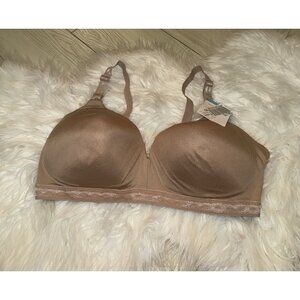Warners 01269 Cloud 9 Full Coverage Wire Free Contour Bra Lined Womens 40C New